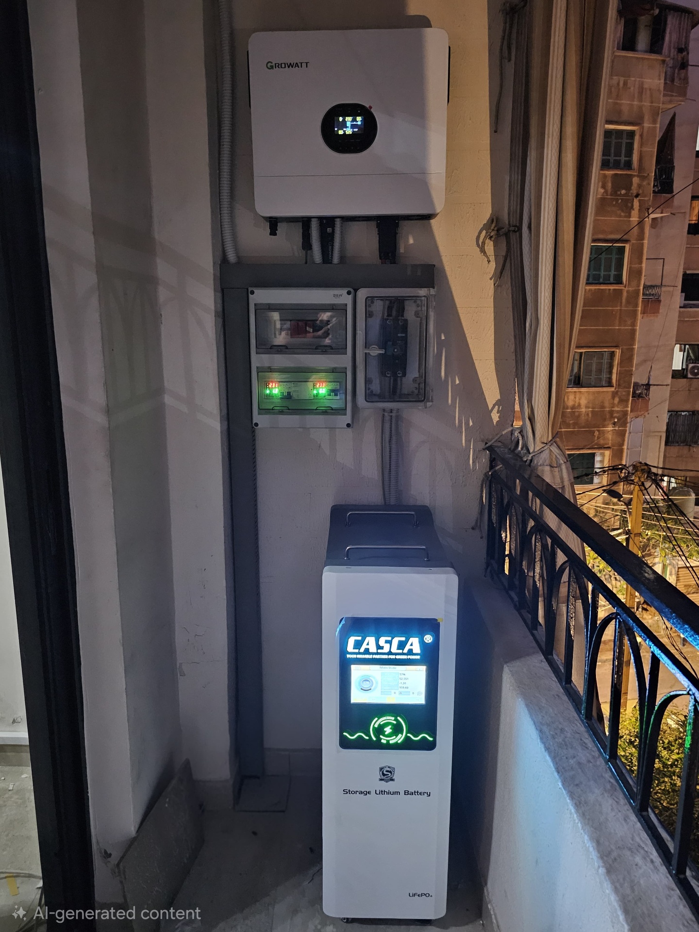 Balcony hybrid system